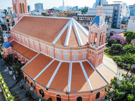 The church layout of Tan Dinh Church